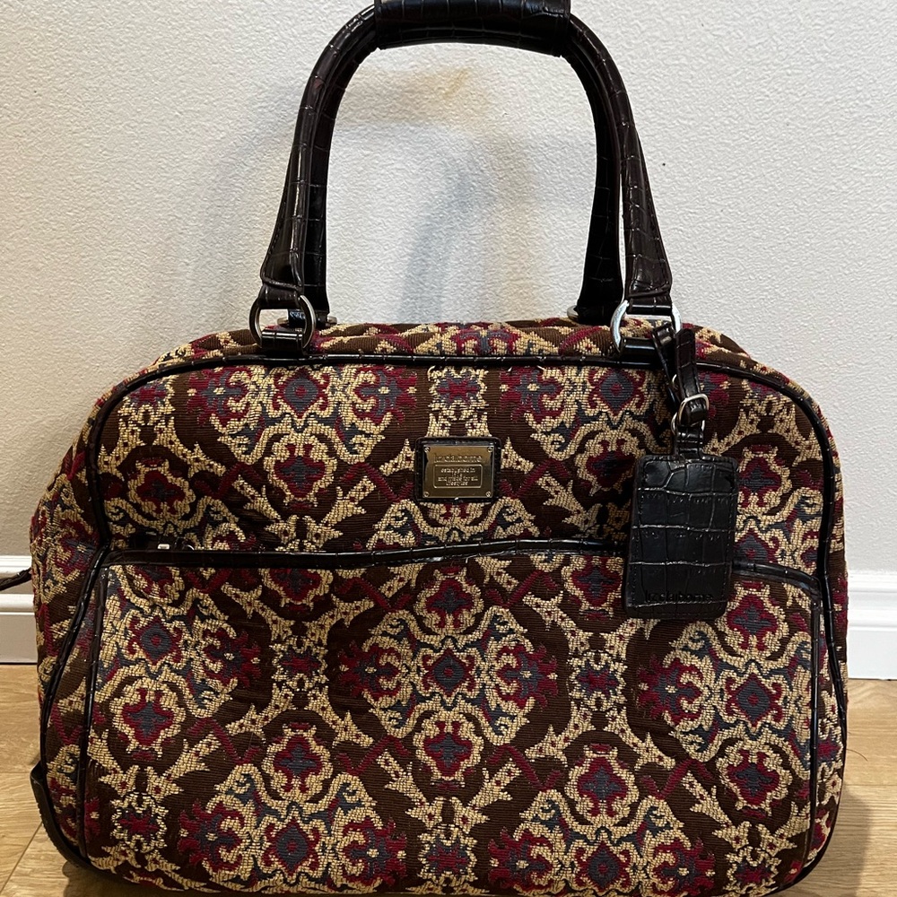 Liz Claiborne Tapestry Overnight Bag